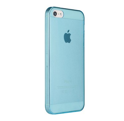 CaseUp Apple iPhone 5 Kılıf Transparent Soft Mavi