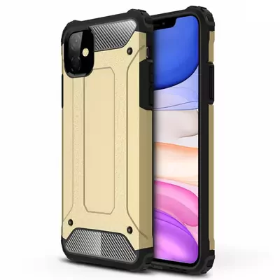 Microsonic Apple iPhone 11 (6.1'') Kılıf Rugged Armor Gold