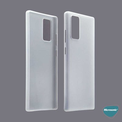 Microsonic Samsung Galaxy S21 Ultra Kılıf Peipe Matte Silicone Beyaz