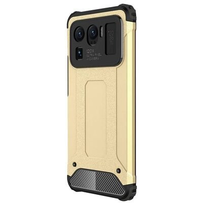 Microsonic Xiaomi Mi 11 Ultra Kılıf Rugged Armor Gold