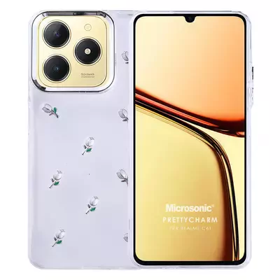 Microsonic Realme C61 Kılıf PrettyCharm Tulip