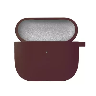 Microsonic Airpods 4.Nesil / ANC Liquid Silicone Lansman Bordo