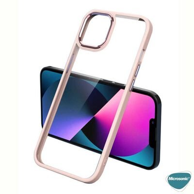 Microsonic Apple iPhone 13 Kılıf Shadow Planet Açık Pembe