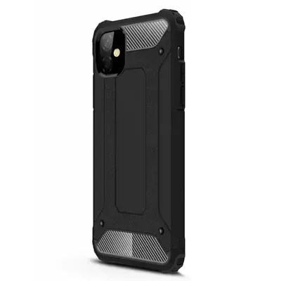 Microsonic Apple iPhone 11 (6.1'') Kılıf Rugged Armor Siyah