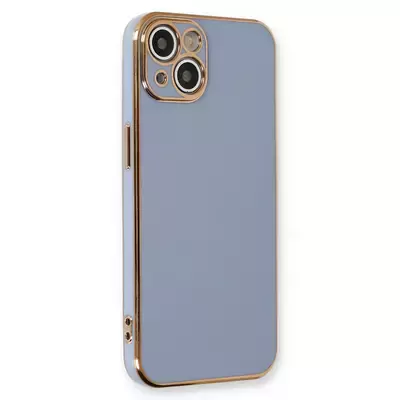 Microsonic Apple iPhone 15 Plus Kılıf Olive Plated Lavanta Grisi