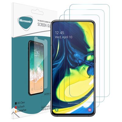 Microsonic Samsung Galaxy A80 Nano Ekran Koruyucu (3'lü Paket)