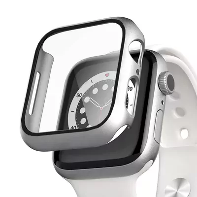 Microsonic Apple Watch Series 10 42mm Kılıf Matte Premium Slim WatchBand Gümüş