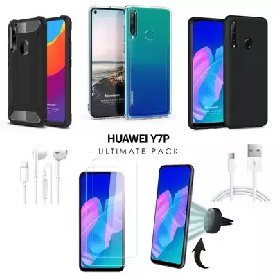 Microsonic Huawei Y7P Kılıf & Aksesuar Seti