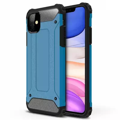 Microsonic Apple iPhone 11 (6.1'') Kılıf Rugged Armor Mavi