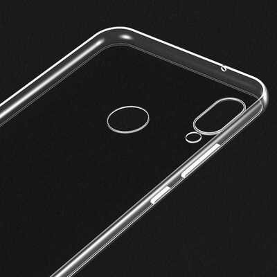 Microsonic Huawei Honor Play Kılıf Transparent Soft Beyaz