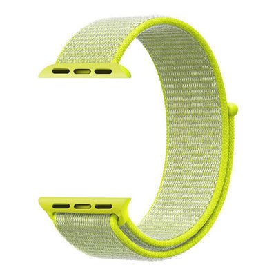 Microsonic Apple Watch Series 2 42mm Nylon Loop Kordon Flash Light