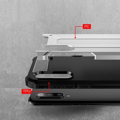 CaseUp Huawei Y7P Kılıf Tank Siyah