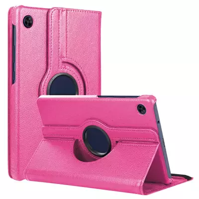 Microsonic Huawei MatePad T8 8'' Kılıf 360 Rotating Stand Deri Pembe