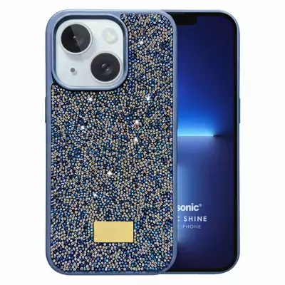 Microsonic Apple iPhone 14 Kılıf Cosmic Shine Lacivert