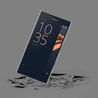 Microsonic Sony Xperia X Compact Kılıf Transparent Soft Siyah