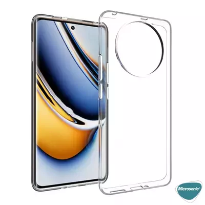 Microsonic Realme 11 Pro+ Kılıf Transparent Soft Şeffaf