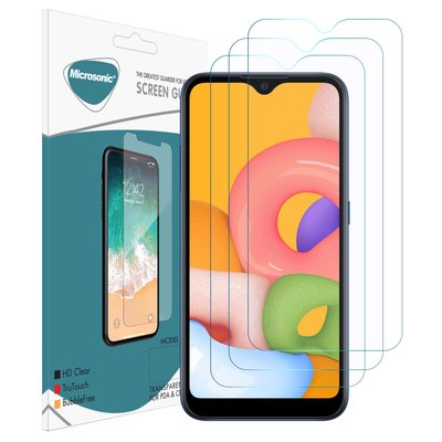 Microsonic Samsung Galaxy A01 Nano Ekran Koruyucu (3'lü Paket)