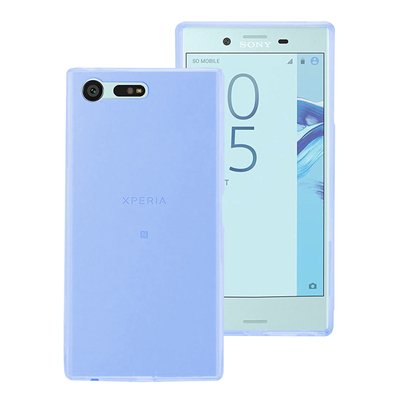 Microsonic Sony Xperia X Compact Kılıf Transparent Soft Mavi