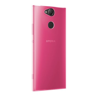 Microsonic Sony Xperia XA2 Kılıf Transparent Soft Pembe