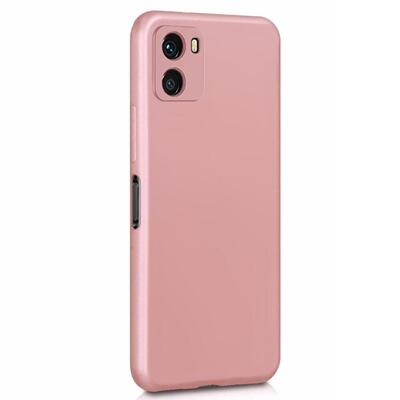 Microsonic Vivo Y15s Kılıf Matte Silicone Rose Gold