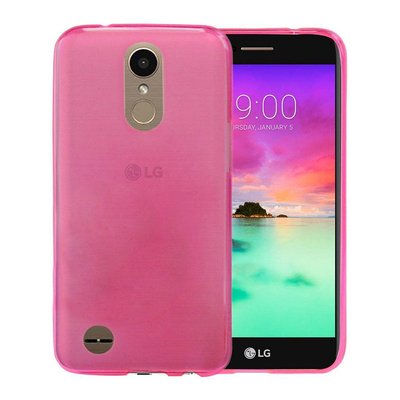 CaseUp LG K8 2017 Kılıf Transparent Soft Pembe