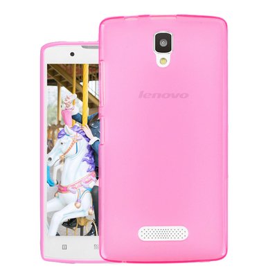 Microsonic Lenovo A2010 Kılıf Transparent Soft Pembe