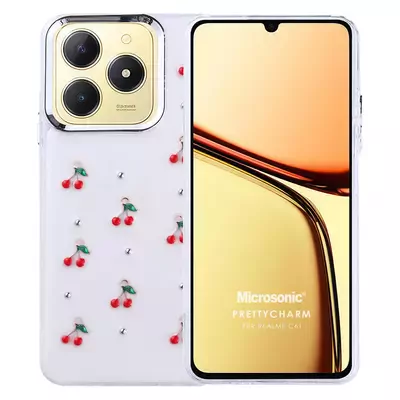 Microsonic Realme C61 Kılıf PrettyCharm Cherry