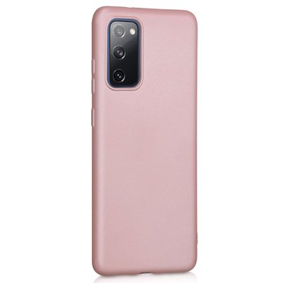 Microsonic Samsung Galaxy S20 FE Kılıf Matte Silicone Rose Gold