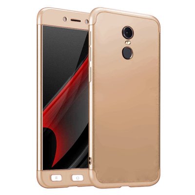 Microsonic Xiaomi Redmi Note 4X Kılıf Double Dip 360 Protective AYS Gold