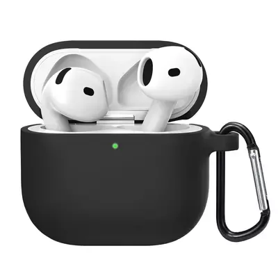 Microsonic Airpods 4.Nesil / ANC Liquid Silicone Lansman Siyah