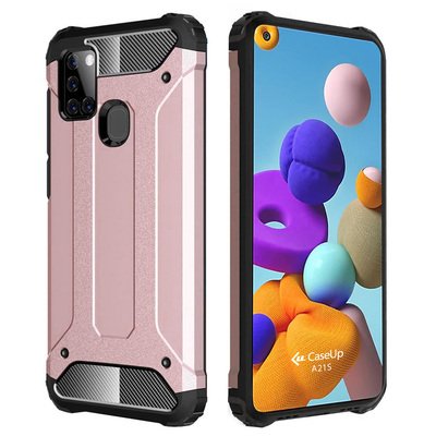 CaseUp Samsung Galaxy A21s Kılıf Tank Rose Gold