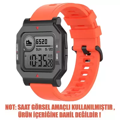 Microsonic Amazfit Neo Kordon, Silicone Sport Band Yavruağzı