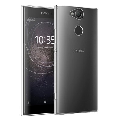 Microsonic Sony Xperia XA2 Kılıf Transparent Soft Beyaz