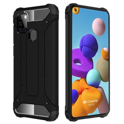 CaseUp Samsung Galaxy A21s Kılıf Tank Siyah