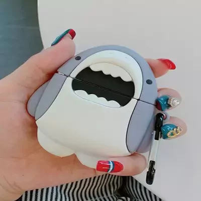 Microsonic AirPods 3. Nesil Kılıf Cartoon Figürlü Silikon Crtn-Fgr-Kpkblk