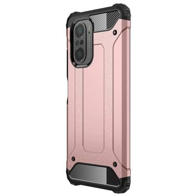 Microsonic Xiaomi Mi 11i Kılıf Rugged Armor Rose Gold