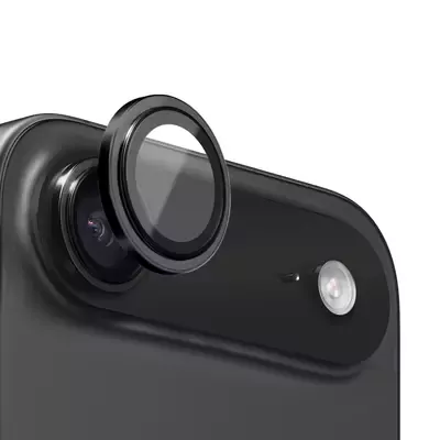 Microsonic Apple iPhone 17 Air Tekli Kamera Lens Koruma Camı Siyah