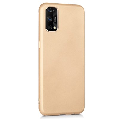 Microsonic Realme 7 Pro Kılıf Matte Silicone Gold