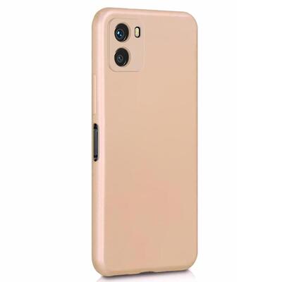 Microsonic Vivo Y15s Kılıf Matte Silicone Gold