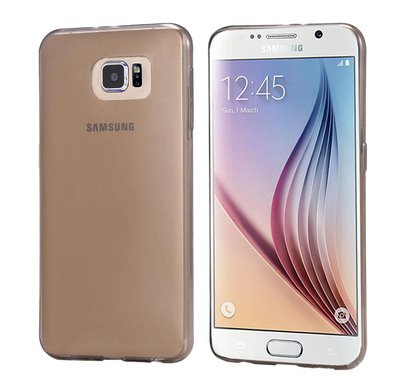 CaseUp Samsung Galaxy S6 Kılıf Transparent Soft Siyah