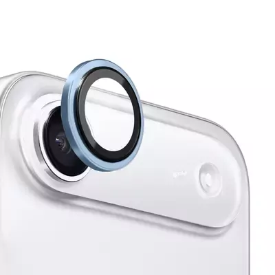 Microsonic Apple iPhone 17 Air Tekli Kamera Lens Koruma Camı Mavi