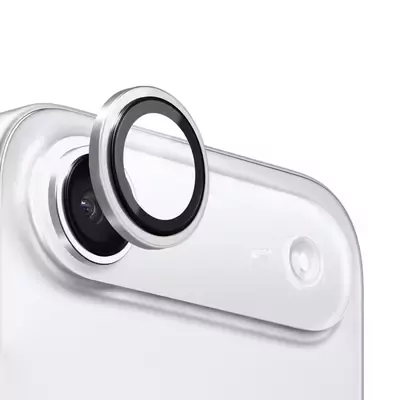 Microsonic Apple iPhone 17 Air Tekli Kamera Lens Koruma Camı Gümüş