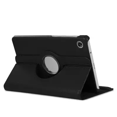 Microsonic Lenovo Tab M10 Plus 3.Nesil 10.6`` Kılıf (ZAAJ0075TR) 360 Rotating Stand Deri Siyah