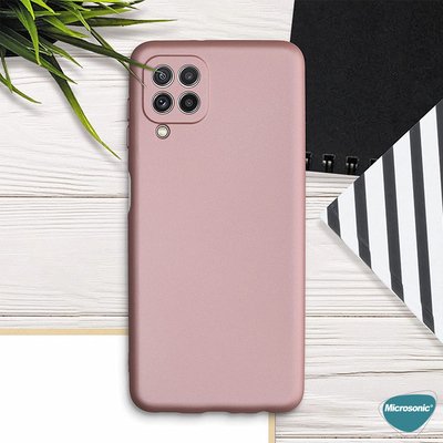 Microsonic Samsung Galaxy M33 Kılıf Matte Silicone Rose Gold