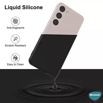 Microsonic Samsung Galaxy S23 Kılıf Matte Silicone Siyah