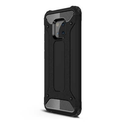 Microsonic Huawei Mate 20 Pro Kılıf Rugged Armor Siyah