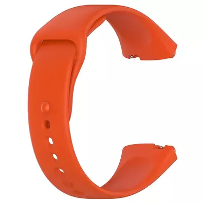 Microsonic Xiaomi Redmi Watch 3 Lite Kordon, Silicone Sport Band Turuncu