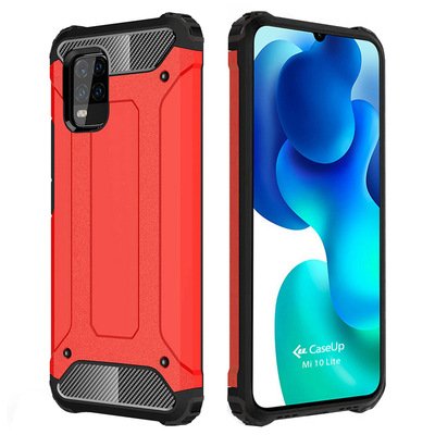 CaseUp Xiaomi Mi 10 Lite Kılıf Tank Kırmızı