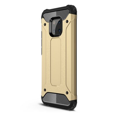 Microsonic Huawei Mate 20 Pro Kılıf Rugged Armor Gold