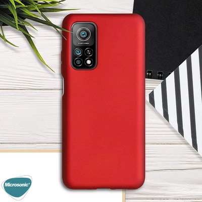 Microsonic Xiaomi Mi 10T Kılıf Matte Silicone Siyah